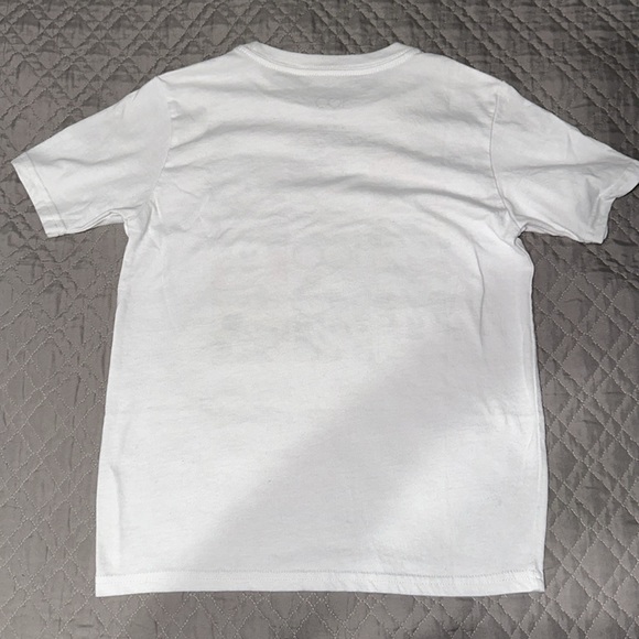 DISNEY KID BOY YOUTH WHITE MICKEY MOUSE SHORT SLEEVE SHIRT - Picture 5 of 6